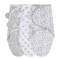 Grey Patterned Swaddles, 3-Pack Set