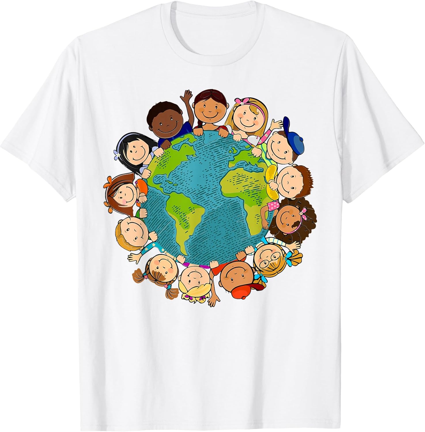Earth Day Kids Toddler Teacher Cute Earth T-Shirt Unisex T-shirt, Sweatshirt, Hoodie, Long Sleeve Tee