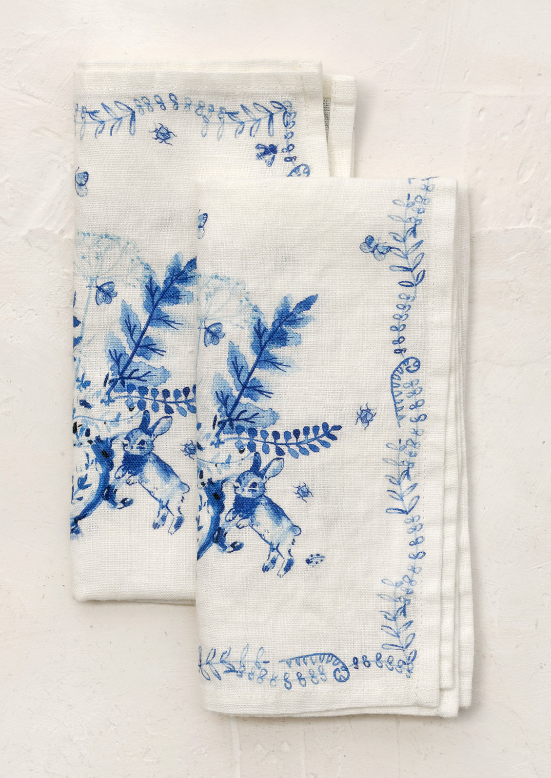 Toile Rabbit Napkin Set