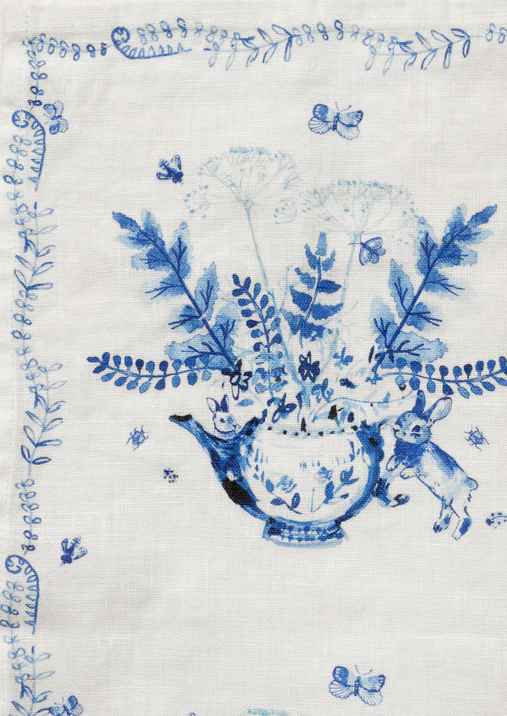 Toile Rabbit Napkin Set