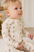 Organic Cotton Jude Onepiece - Honey Bear Cloud