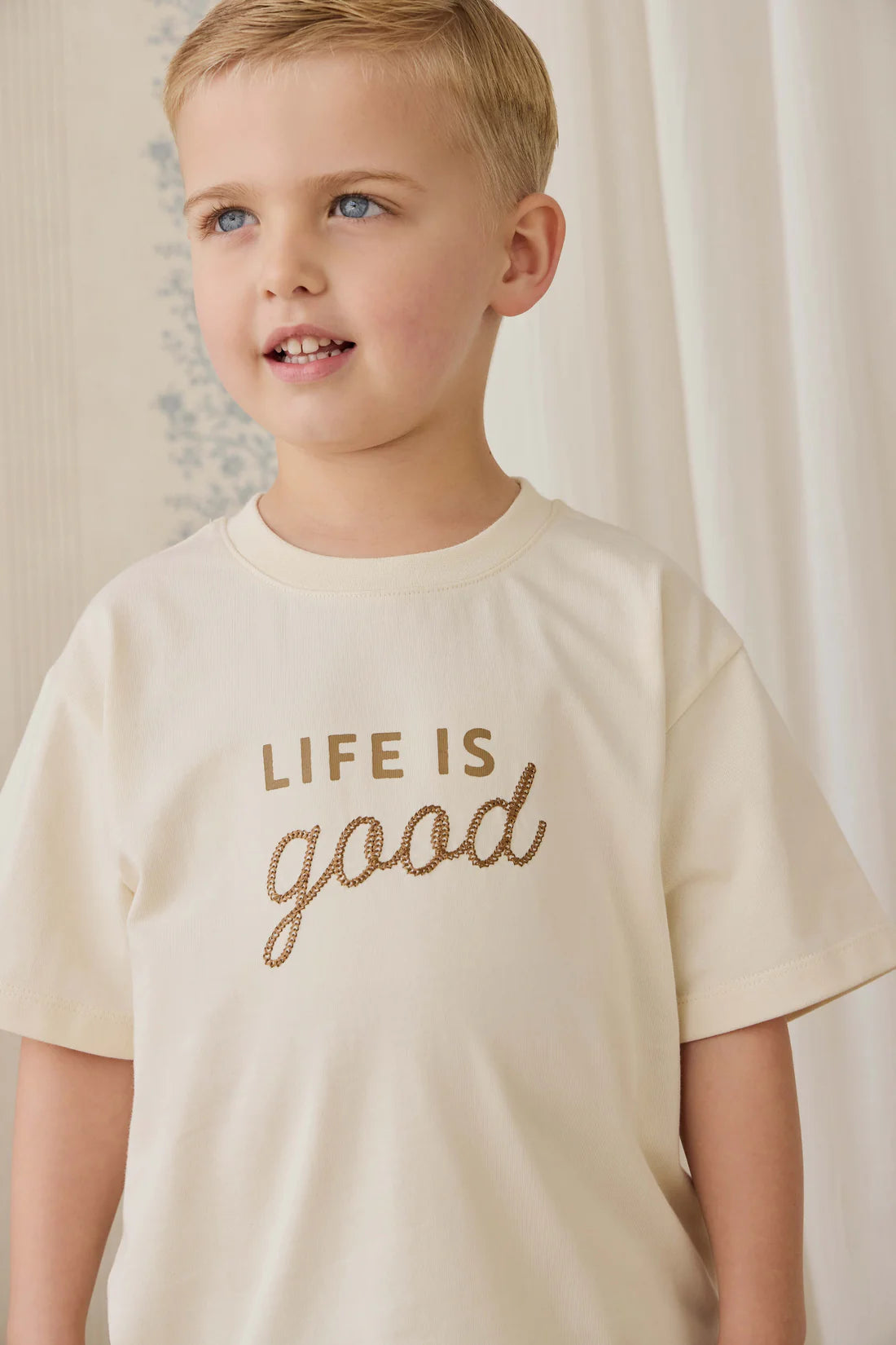 Organic Cotton Bjorn Tee - Cloud Life is Good