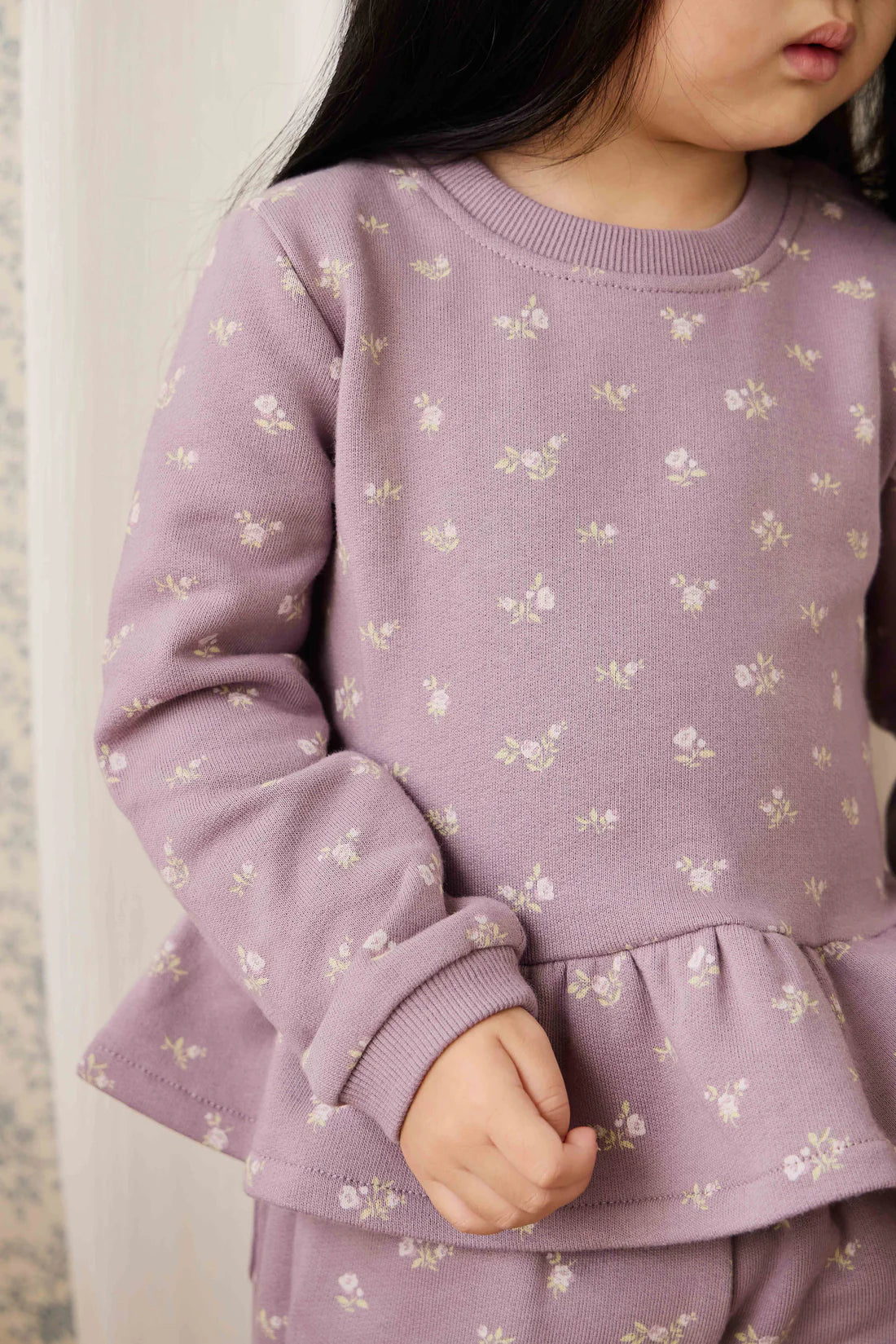Organic Cotton Emiko Sweatshirt - Isla Plum