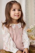 Abbie Knitted Top - Sweetpea Marle Abbie Flower