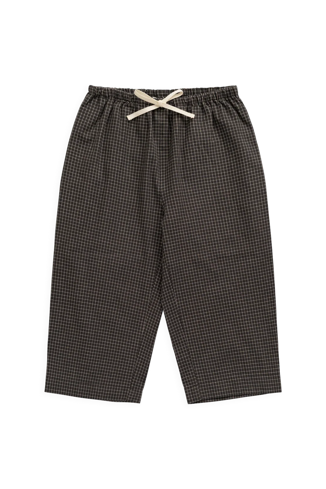 Organic Cotton Kenji Pant - Basalt Grid