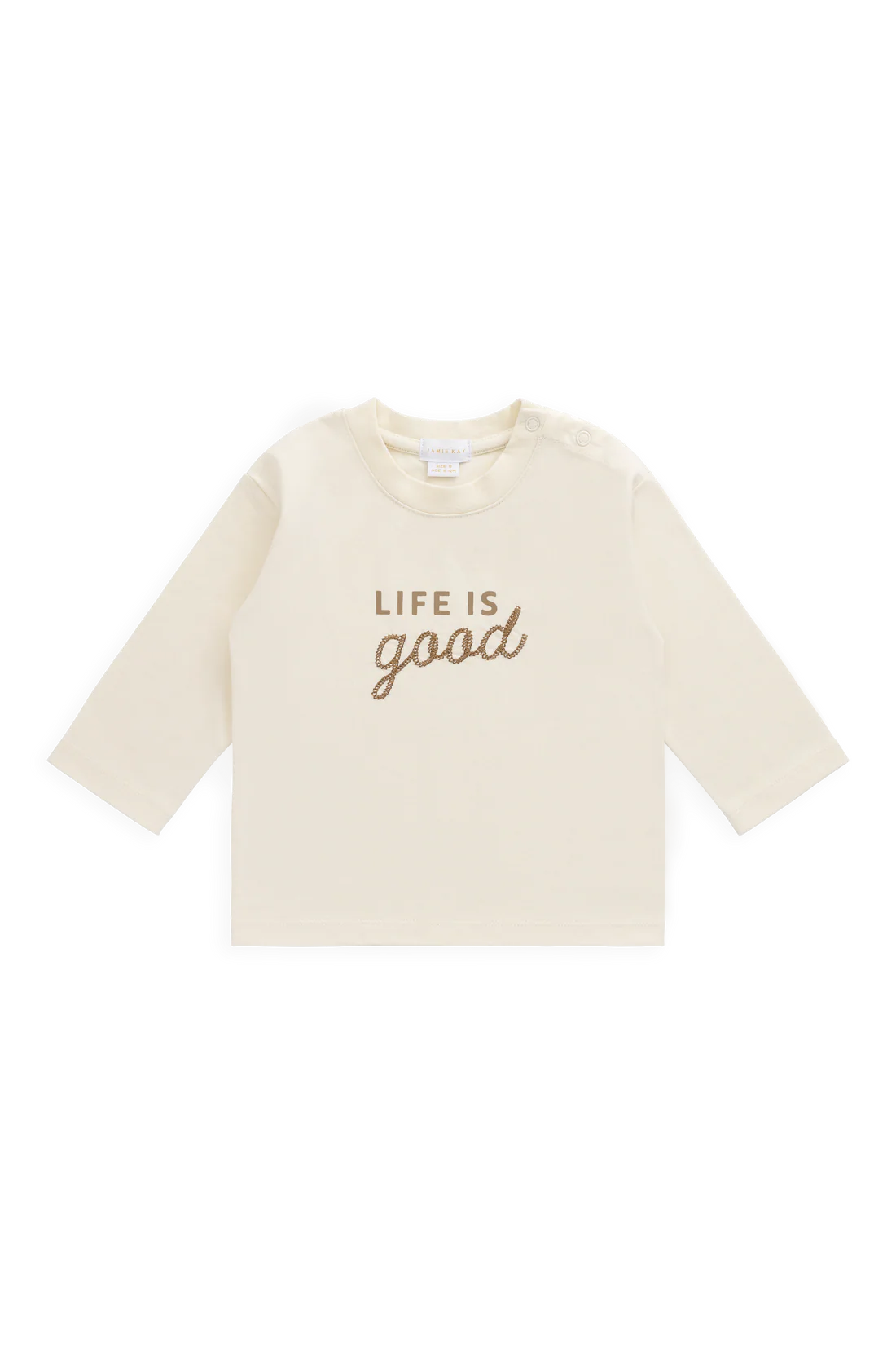 Organic Cotton Marshall Long Sleeve Top - Cloud Life is Good