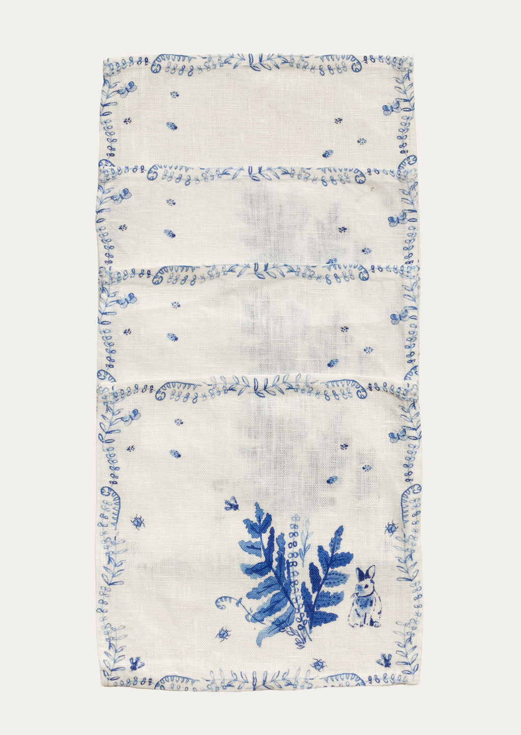 Toile Rabbit Napkin Set