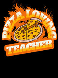 Pizza Loving Teacher by NuttySqueaky Unisex T-shirt, Sweatshirt, Hoodie, Long Sleeve Tee