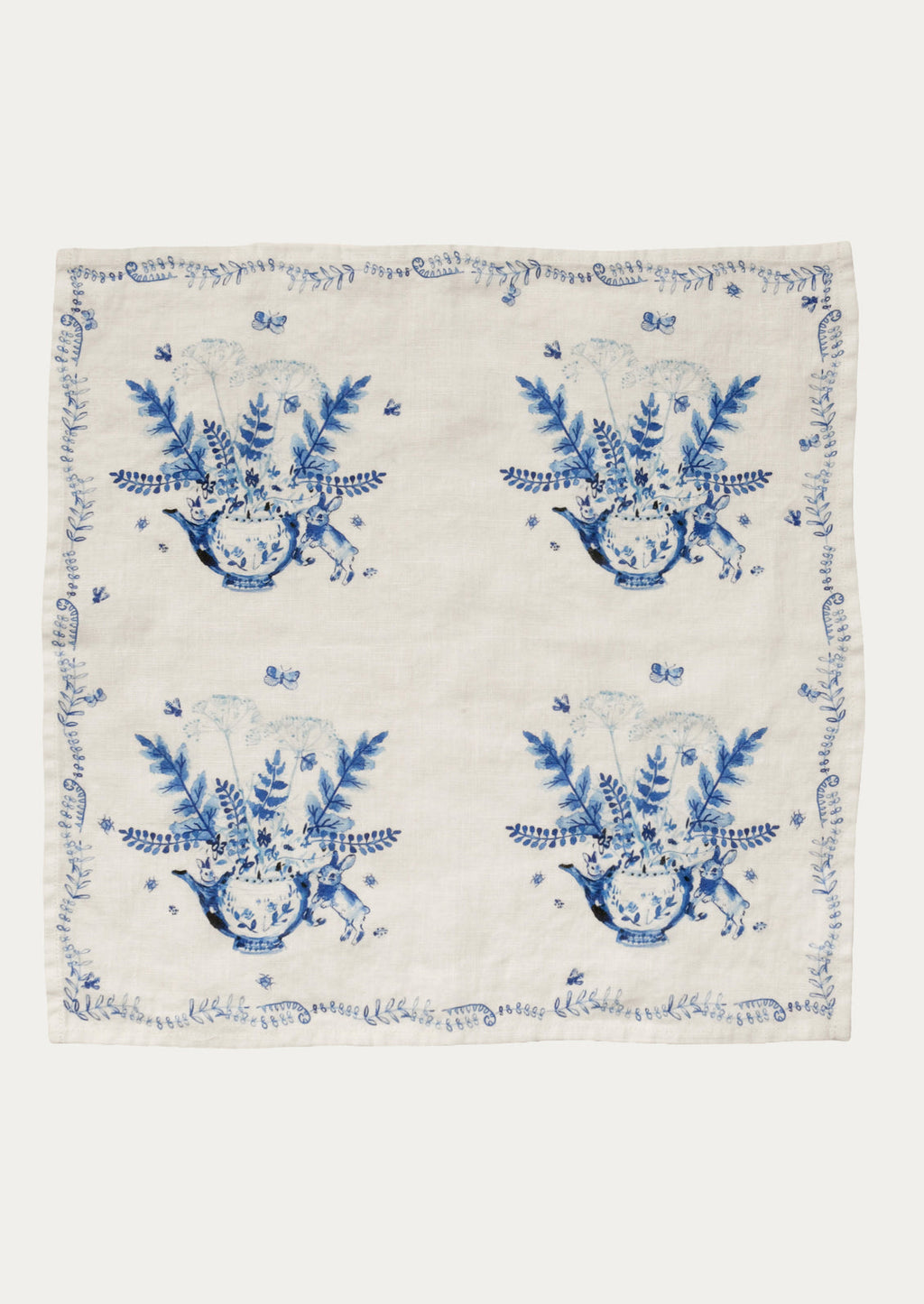 Toile Rabbit Napkin Set